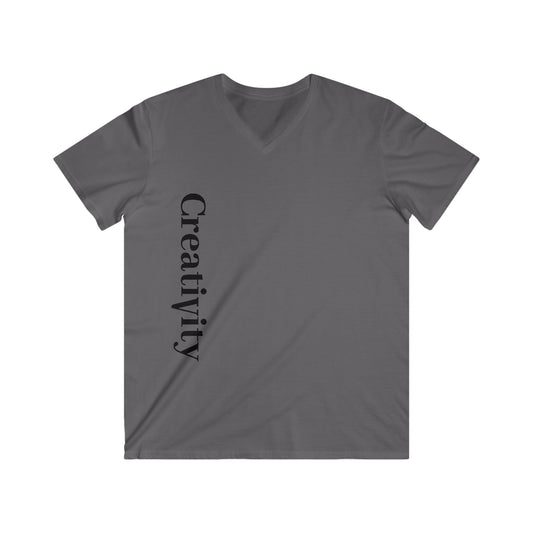 Custom Fitted V-Neck Short Sleeve Tee