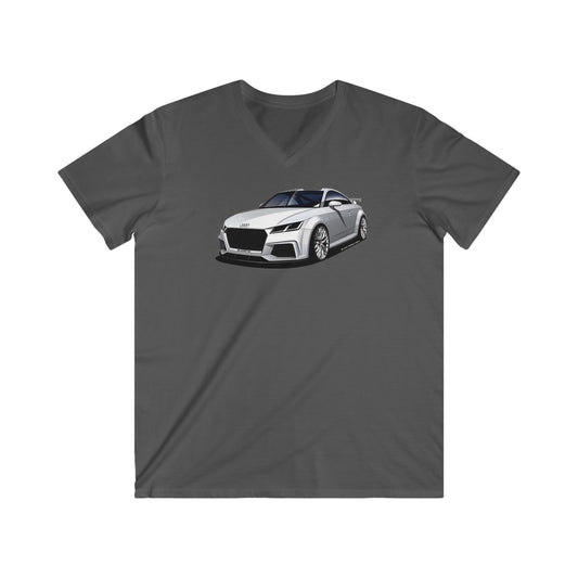 Audi Fitted V-Neck Short Sleeve Tee