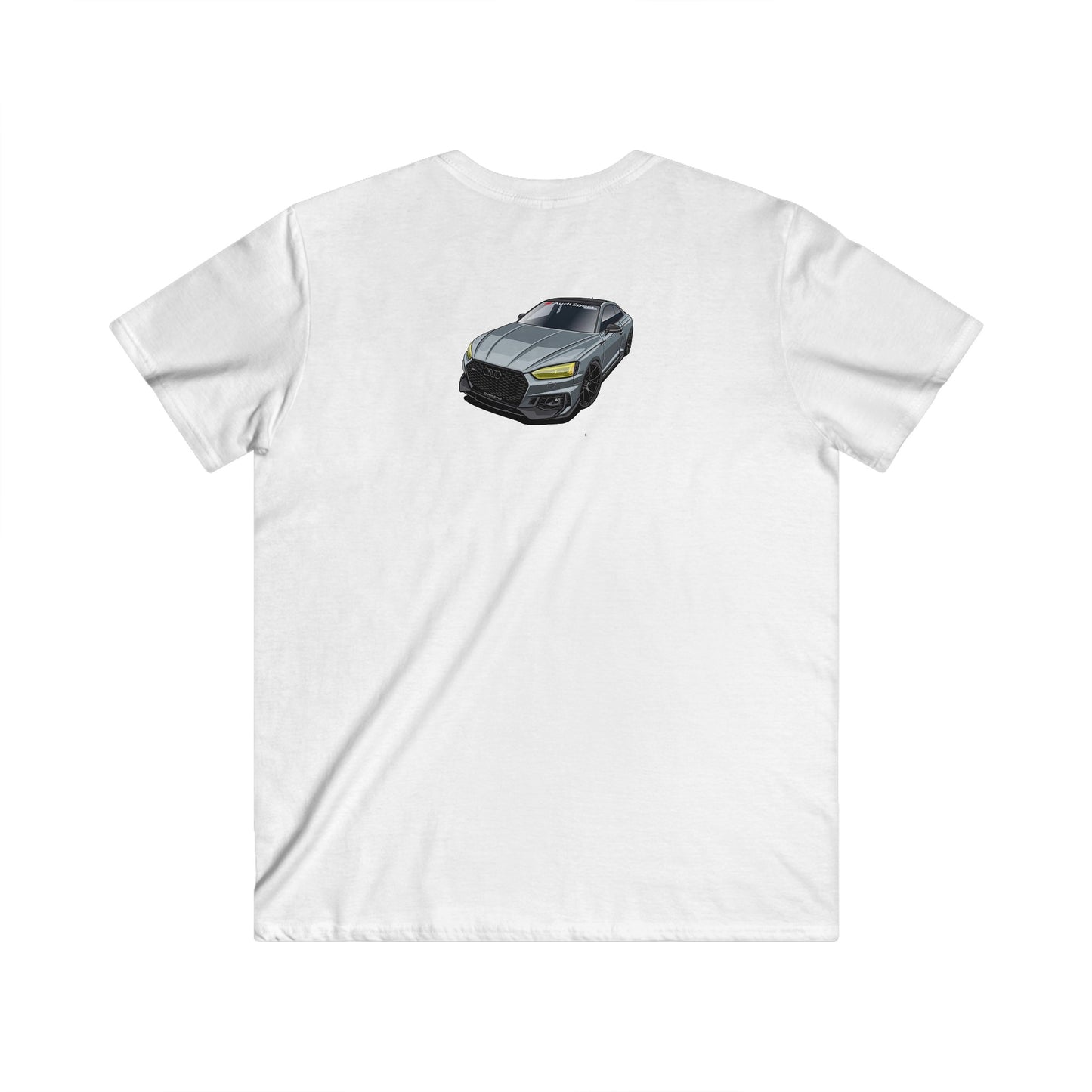 Audi Fitted V-Neck Short Sleeve Tee