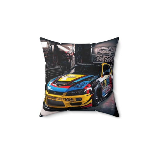 Mitsubishi Lancer Evo Custom Spun Pillow