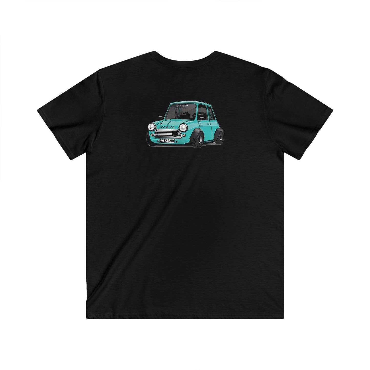 Mini Fitted V-Neck Short Sleeve Tee