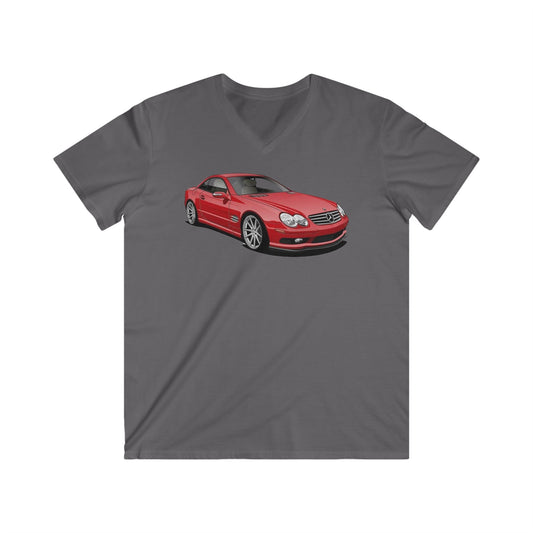 Mercedes Fitted V-Neck Short Sleeve Tee