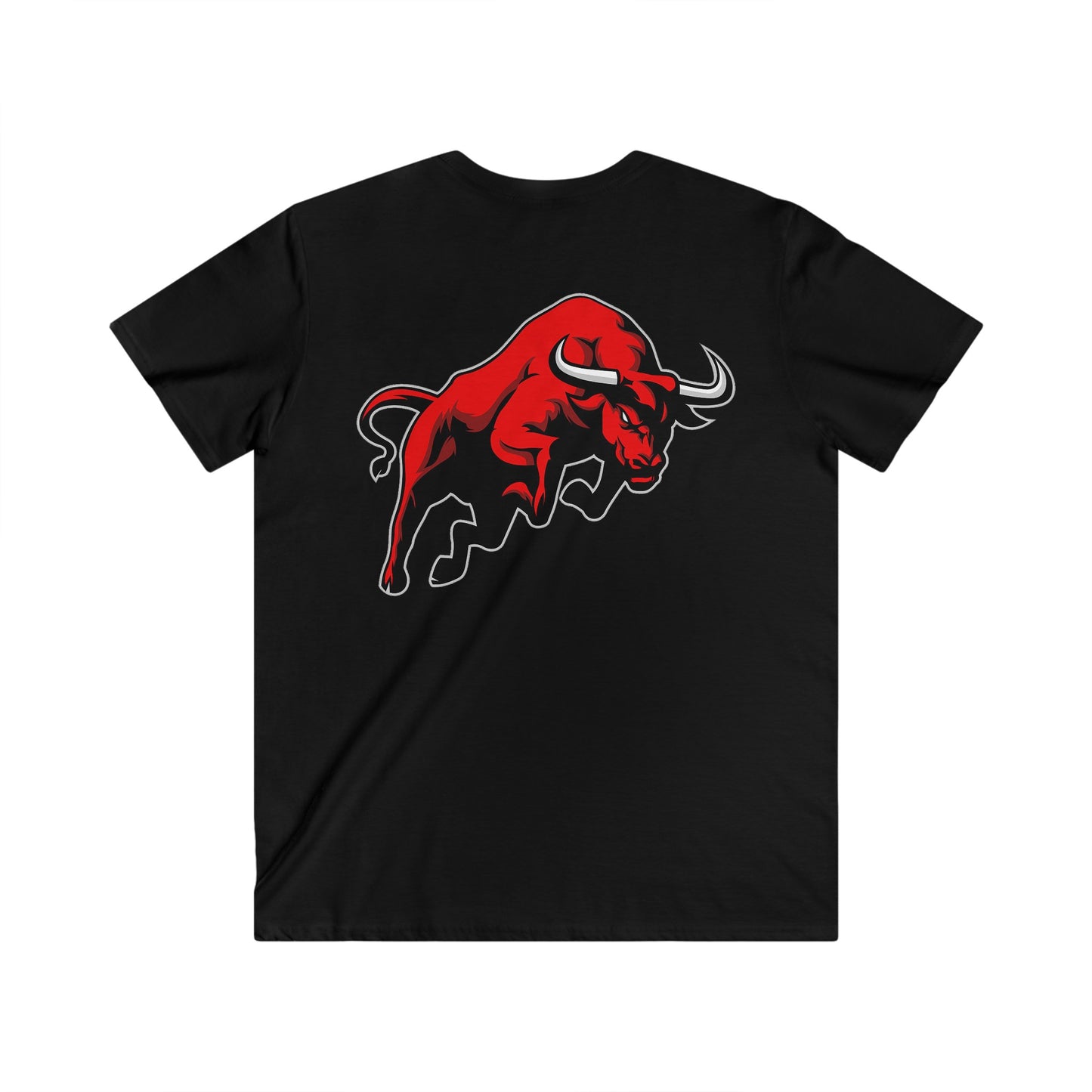 Custom Fitted V-Neck Short Sleeve Tee