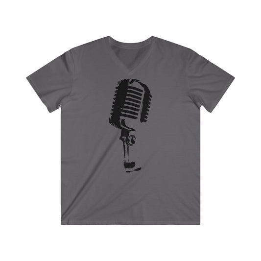 Custom Fitted V-Neck Short Sleeve Tee