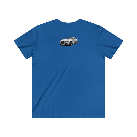 Audi Fitted V-Neck Short Sleeve Tee