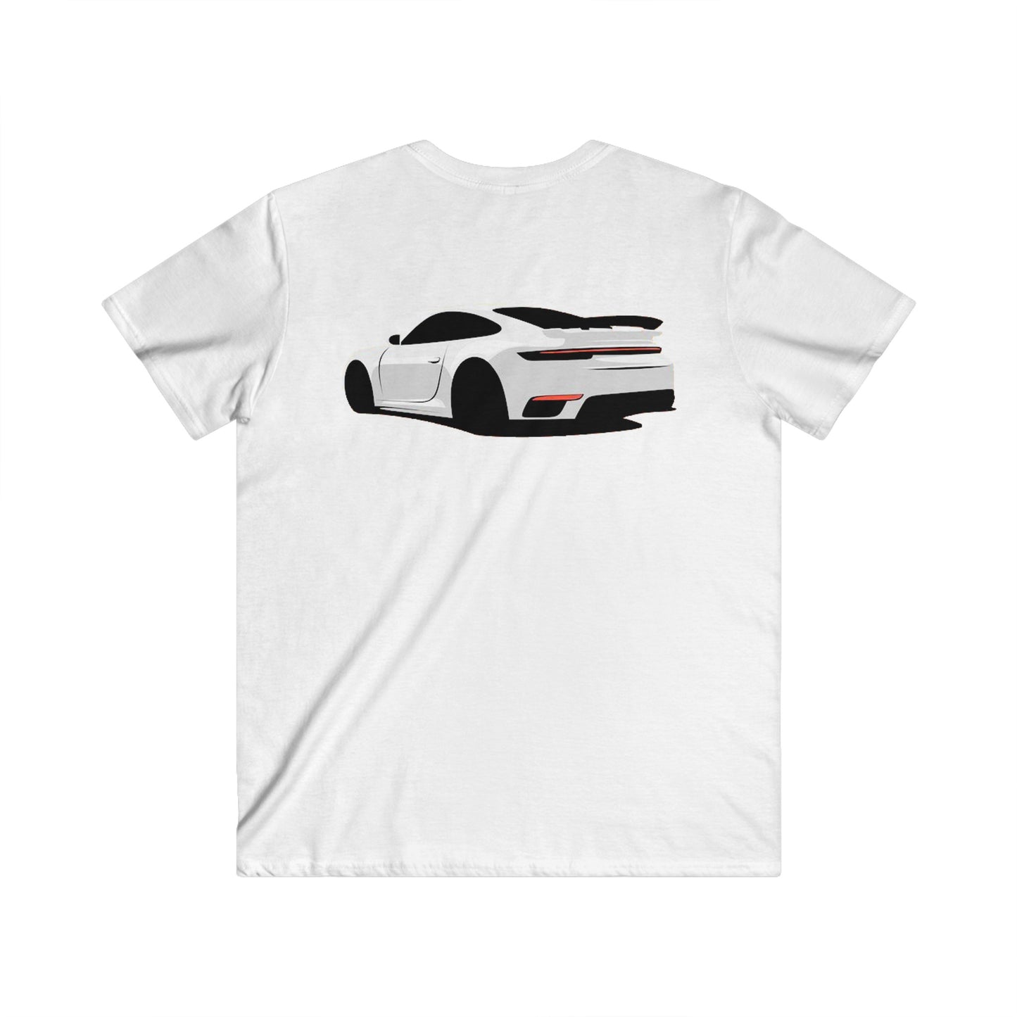 Porsche Fitted V-Neck Short Sleeve Tee