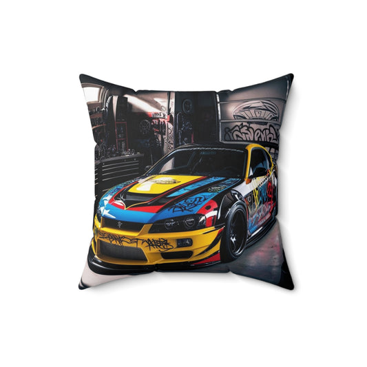 Mitsubishi Lancer Evo Custom Spun Pillow