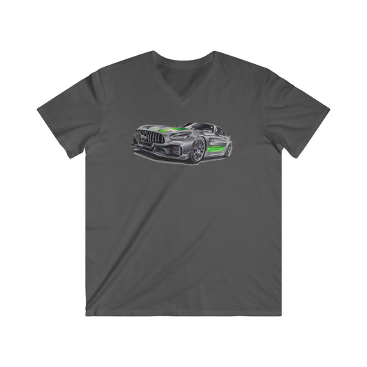 Mercedes Fitted V-Neck Short Sleeve Tee