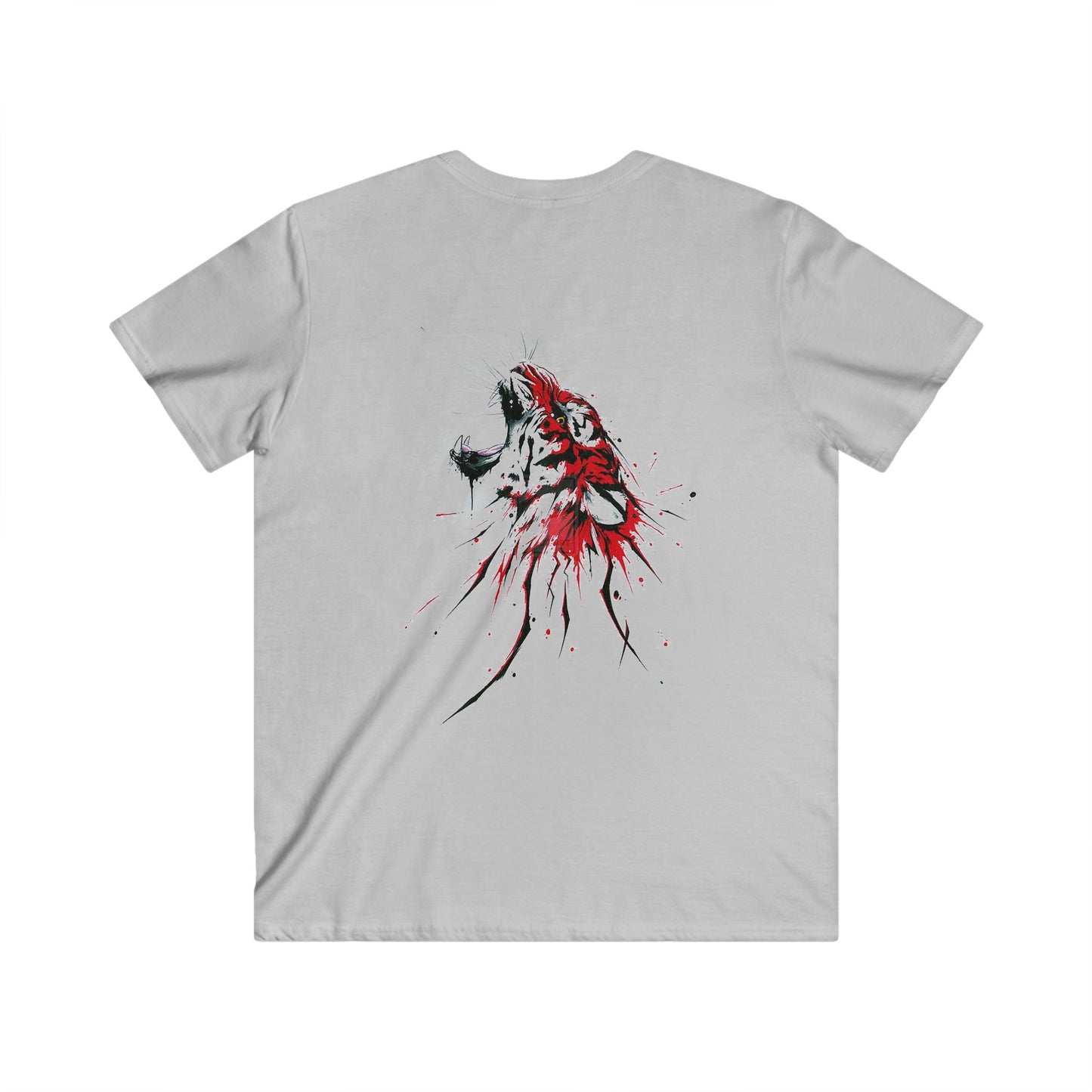 Custom Fitted V-Neck Short Sleeve Tee