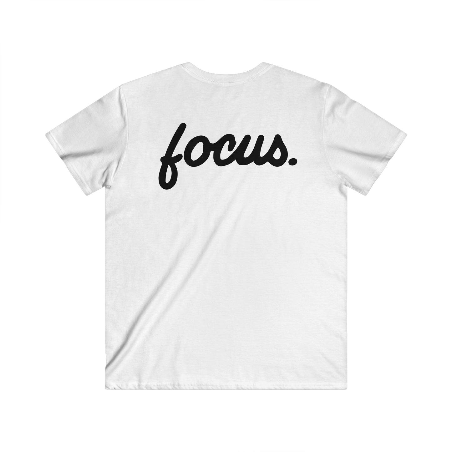 Custom Fitted V-Neck Short Sleeve Tee