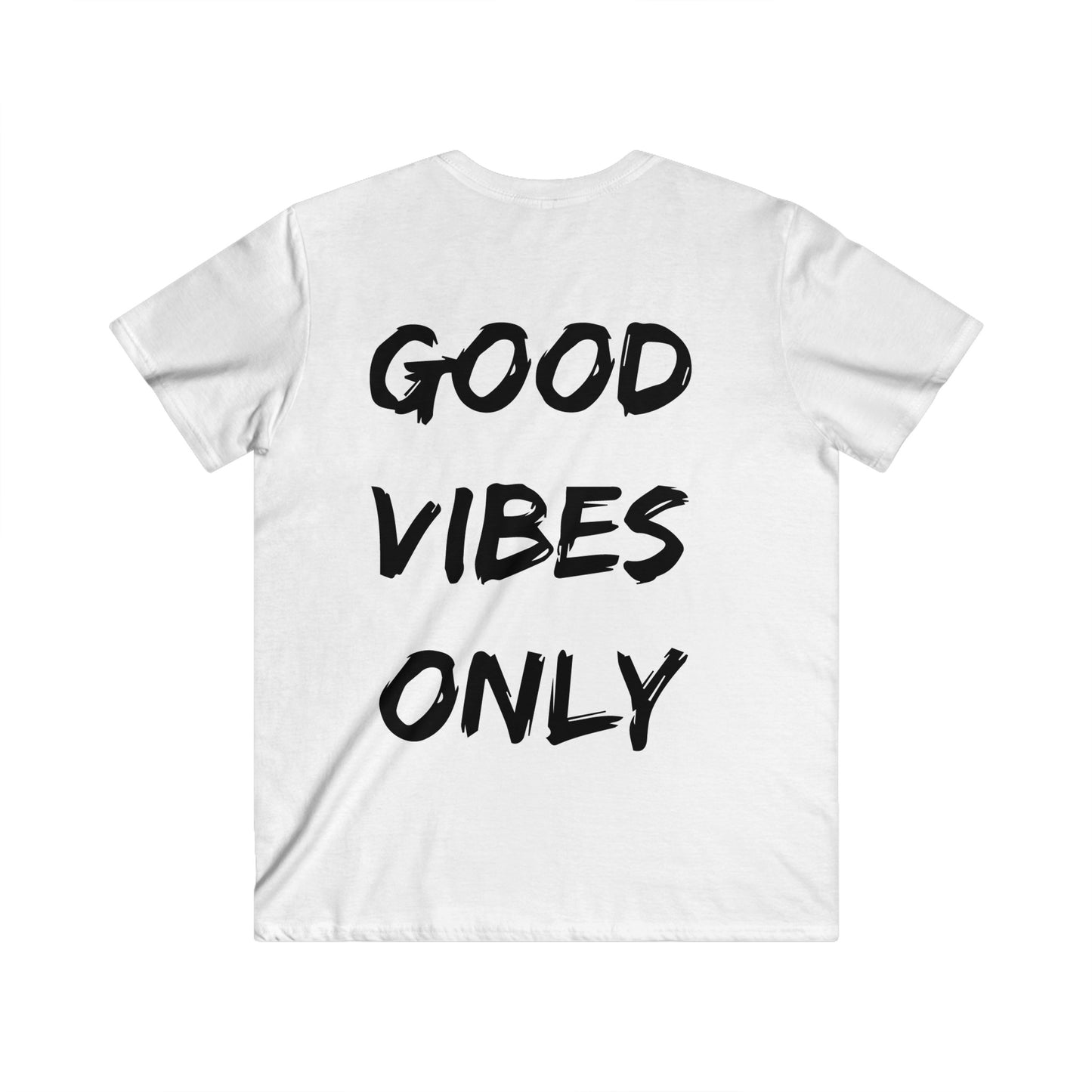 Custom Fitted V-Neck Short Sleeve Tee