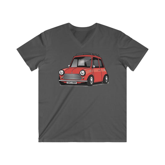 Mini Fitted V-Neck Short Sleeve Tee