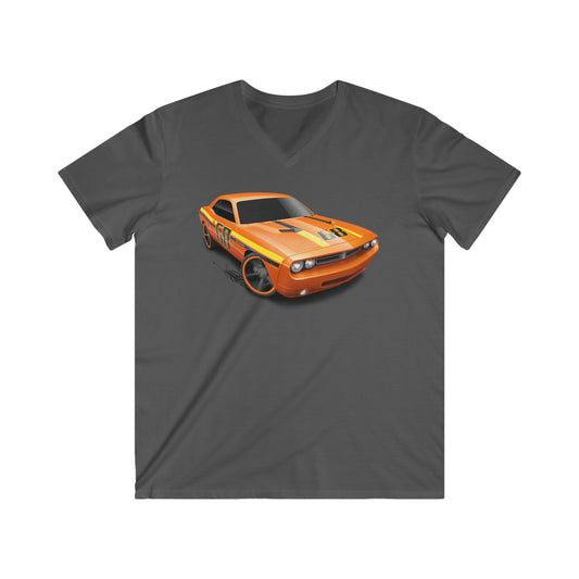Dodge Fitted V-Neck Short Sleeve Tee