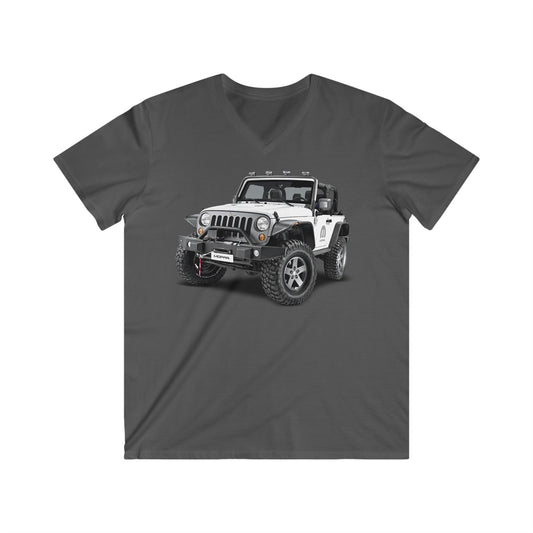 Jeep Fitted V-Neck Short Sleeve Tee