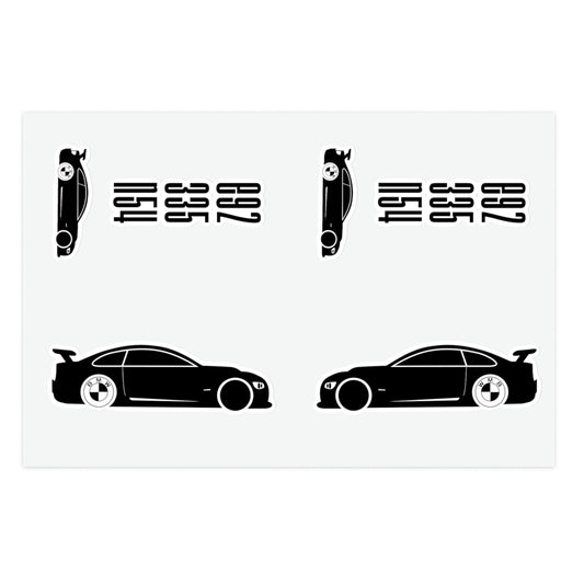 BMW E92 Sticker Sheets