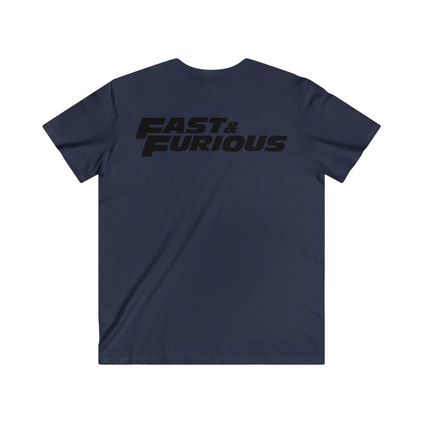 Custom Fitted V-Neck Short Sleeve Tee