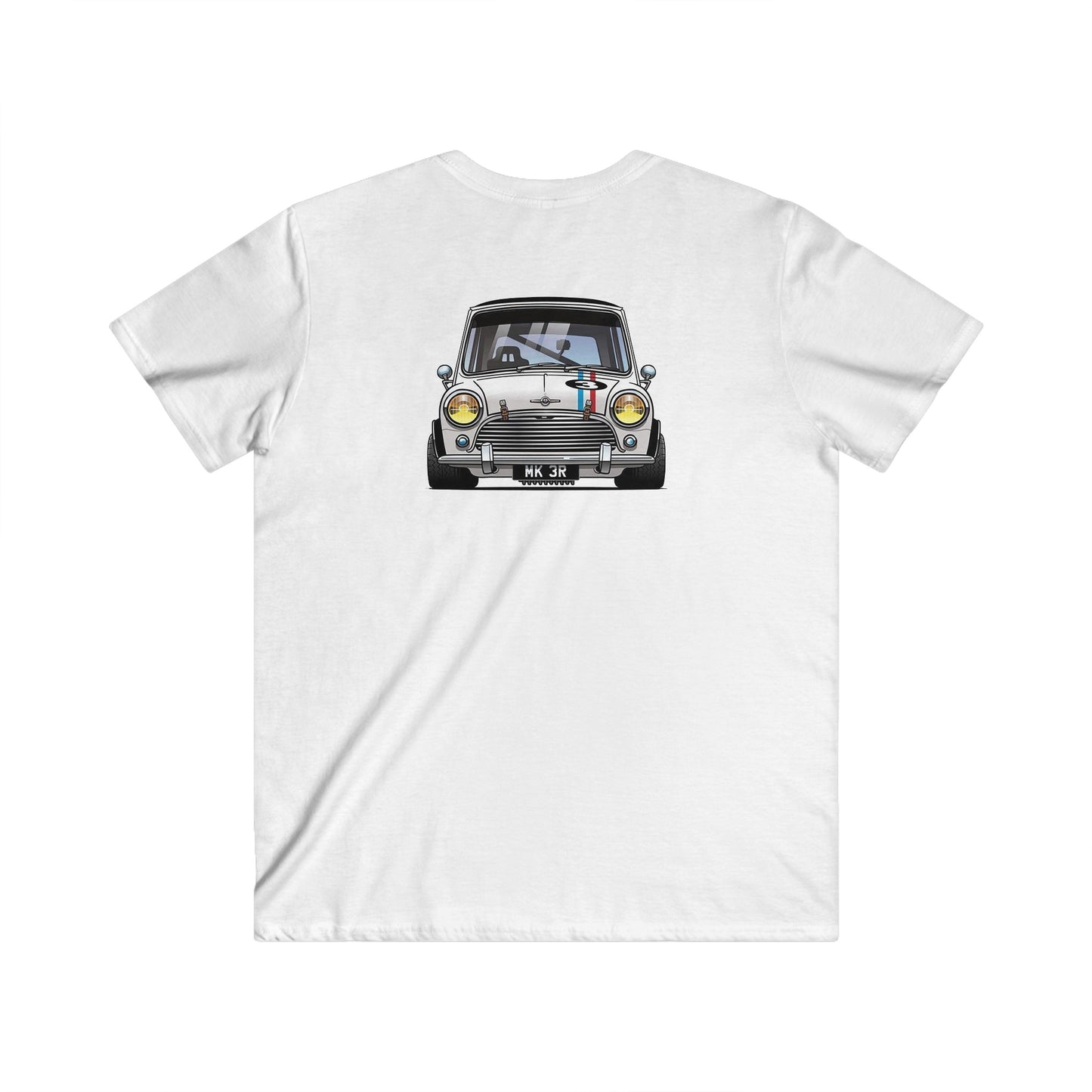 Mini Fitted V-Neck Short Sleeve Tee