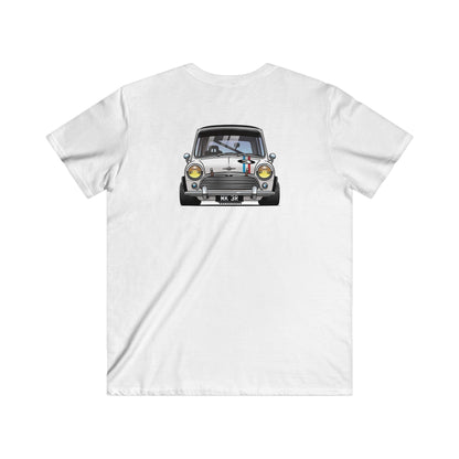 Mini Fitted V-Neck Short Sleeve Tee