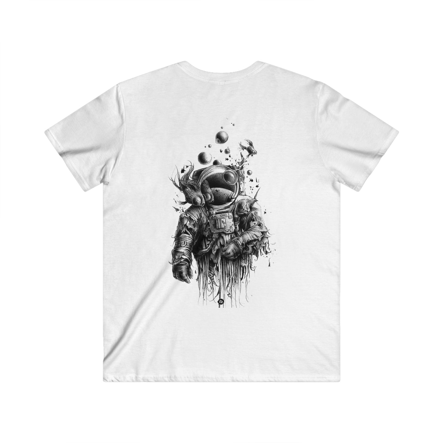 Custom Fitted V-Neck Short Sleeve Tee