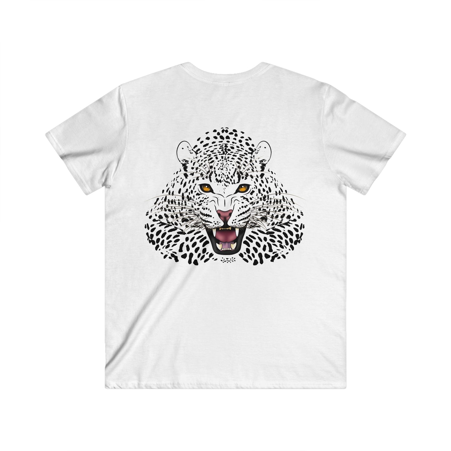 Custom Fitted V-Neck Short Sleeve Tee