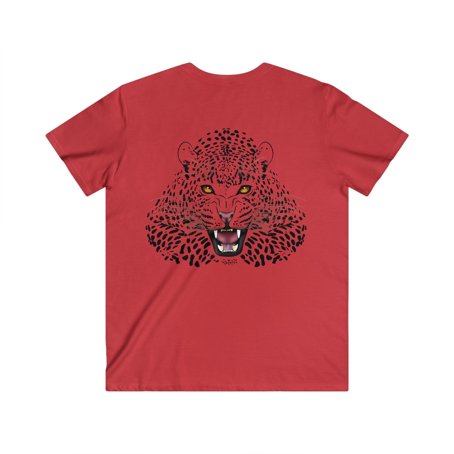 Custom Fitted V-Neck Short Sleeve Tee