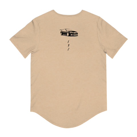Men's Jersey Curved Hem Tee