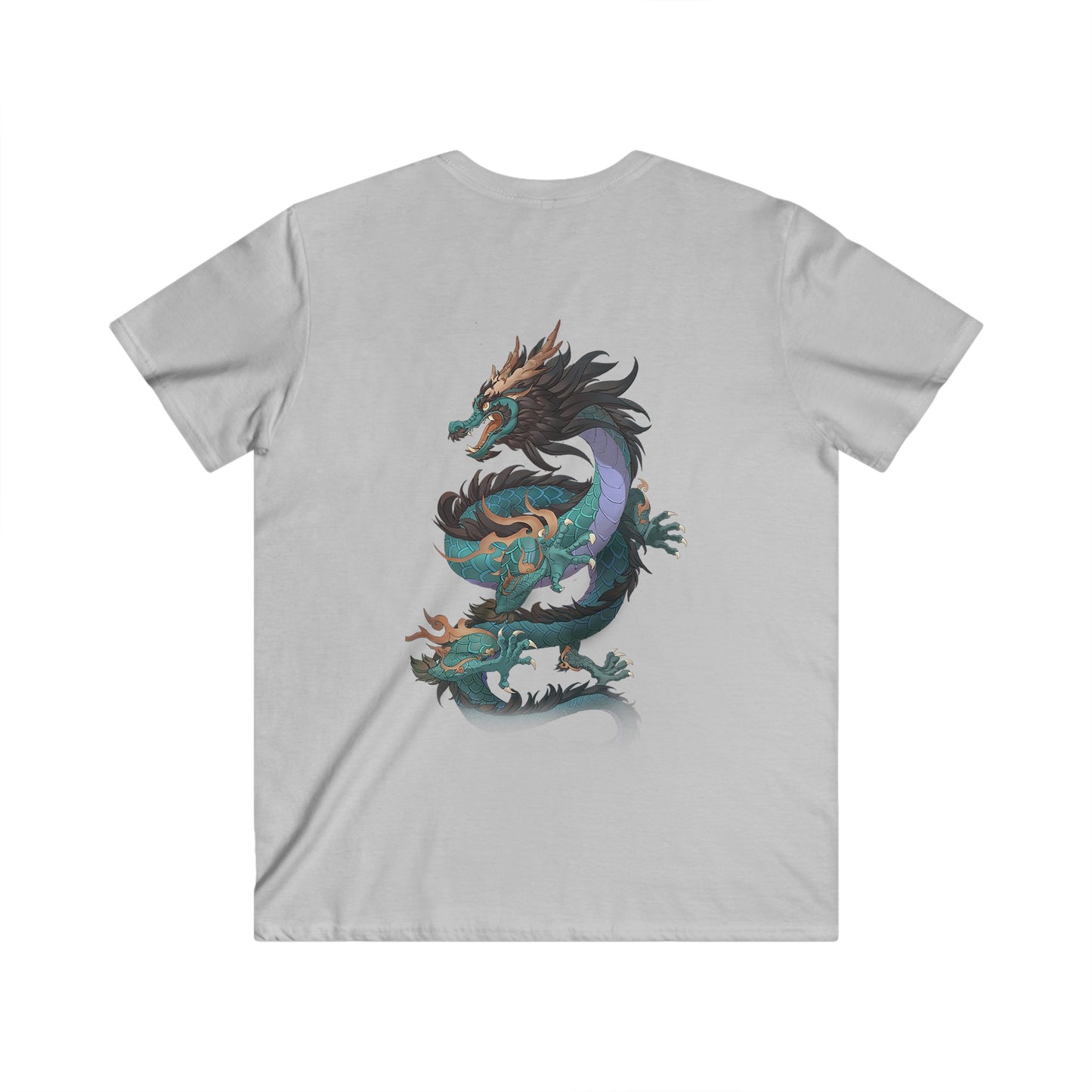 Custom Fitted V-Neck Short Sleeve Tee