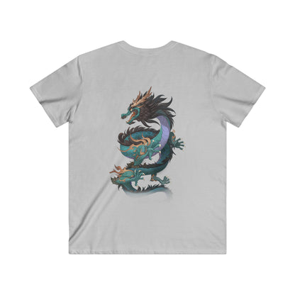 Custom Fitted V-Neck Short Sleeve Tee