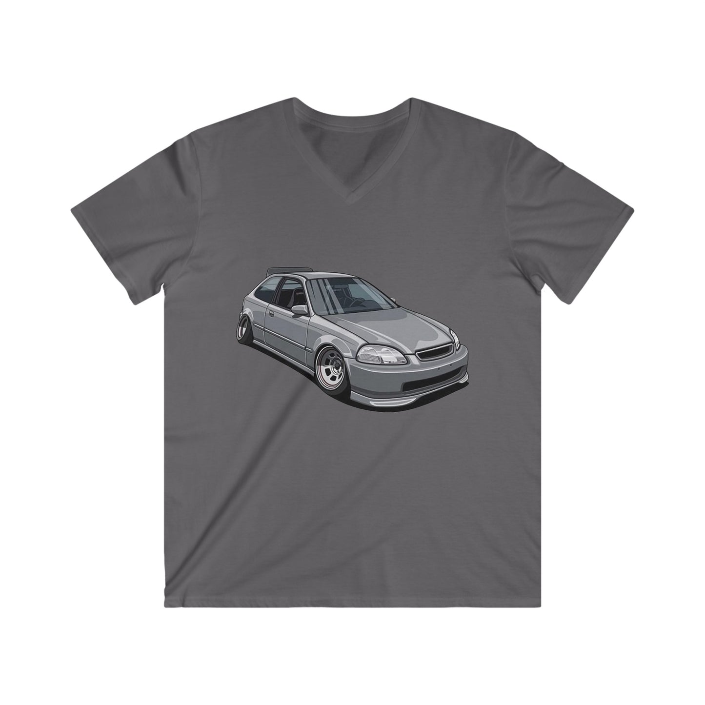 Honda Fitted V-Neck Short Sleeve Tee