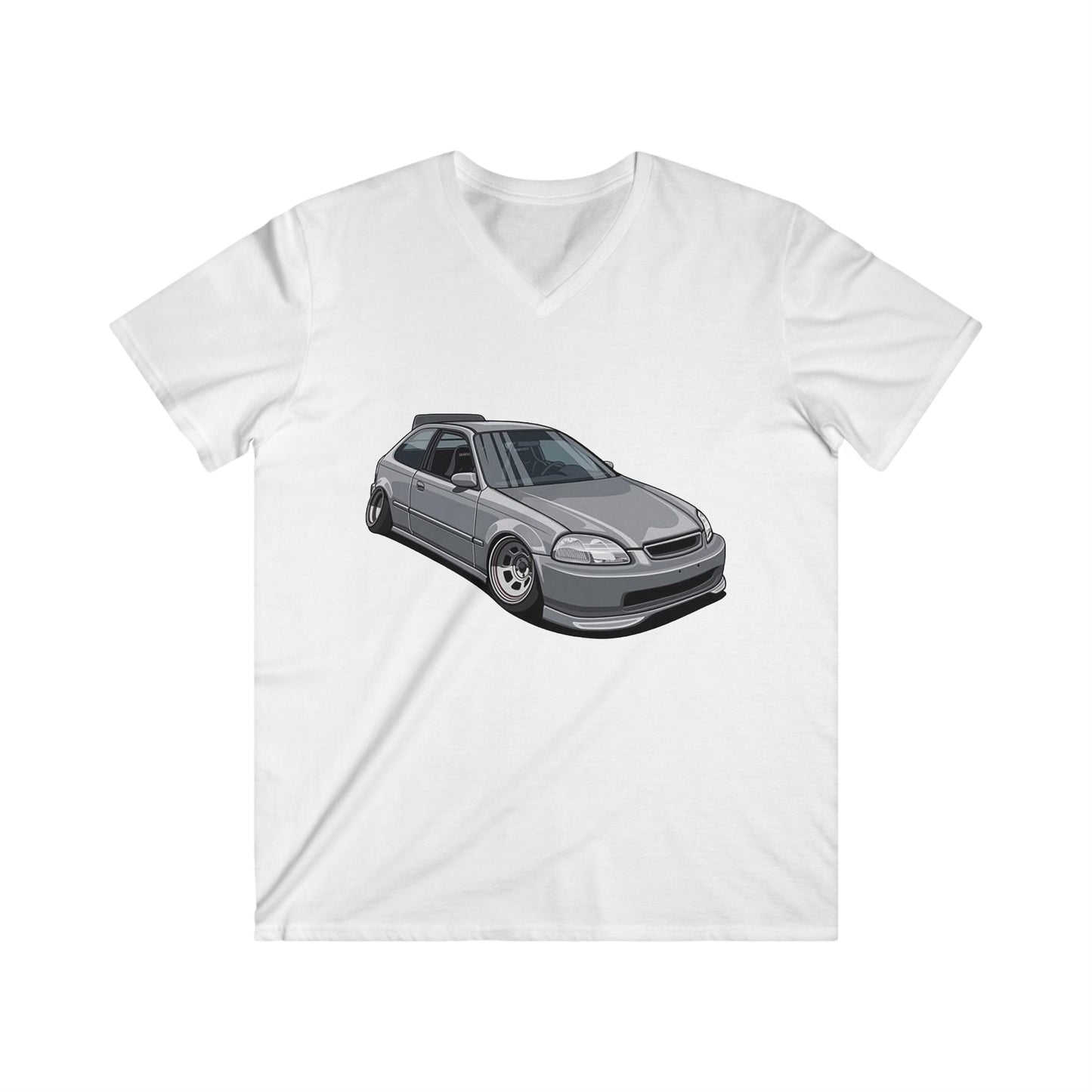 Honda Fitted V-Neck Short Sleeve Tee