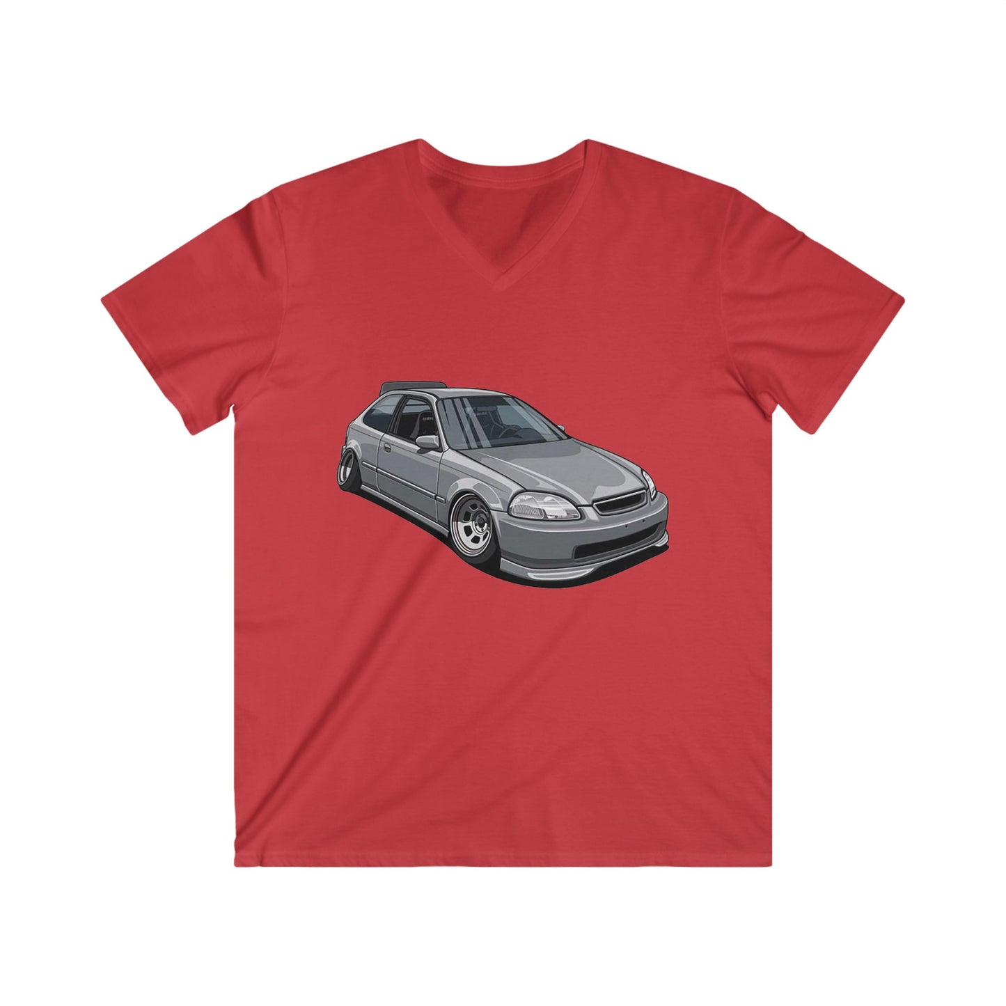 Honda Fitted V-Neck Short Sleeve Tee