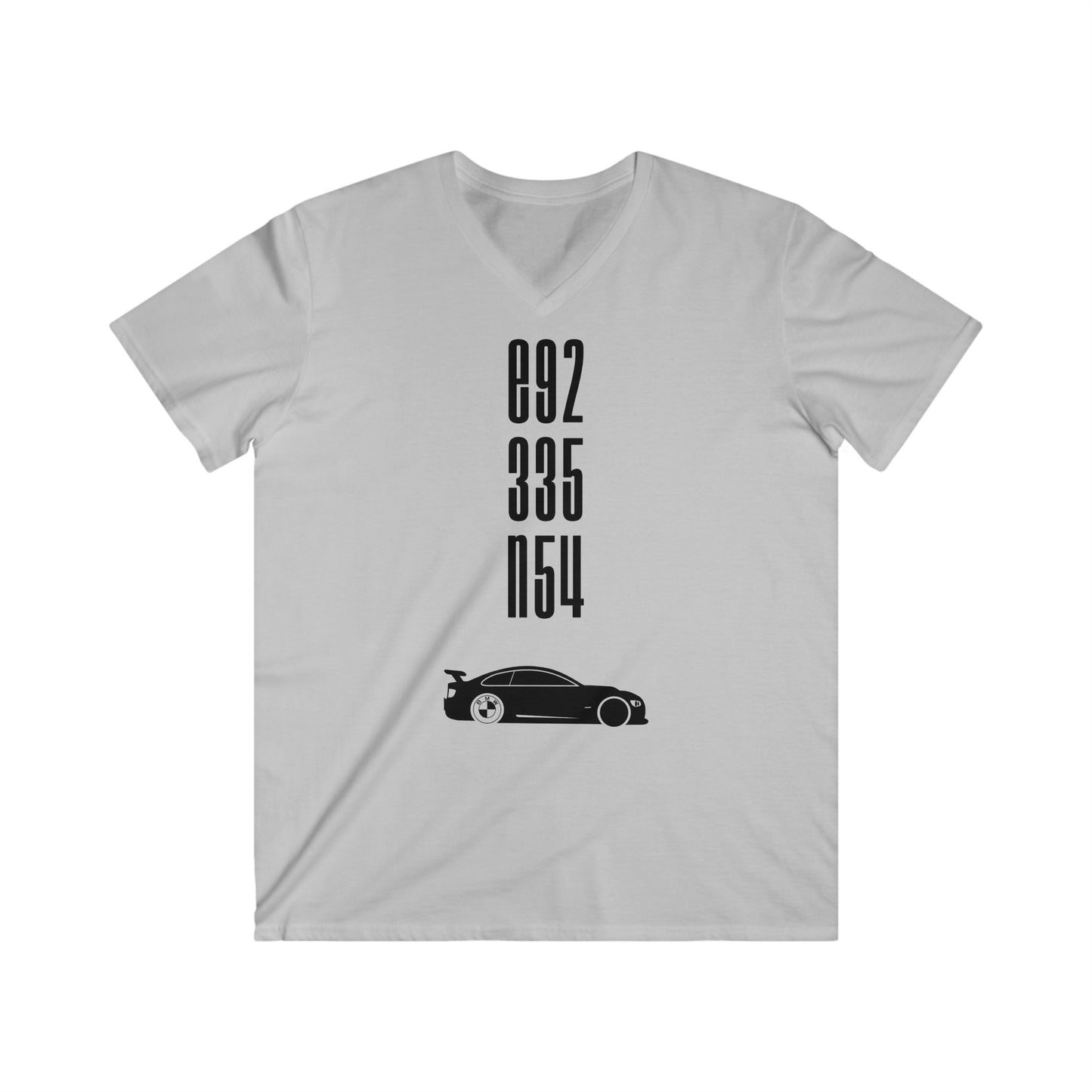 Men's Fitted V-Neck Short Sleeve Tee