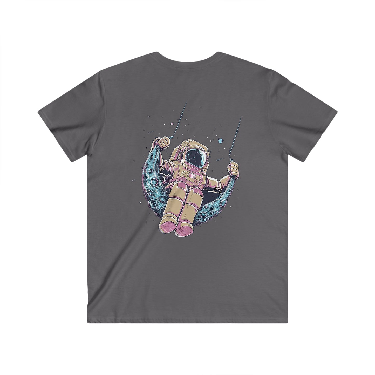 Custom Fitted V-Neck Short Sleeve Tee