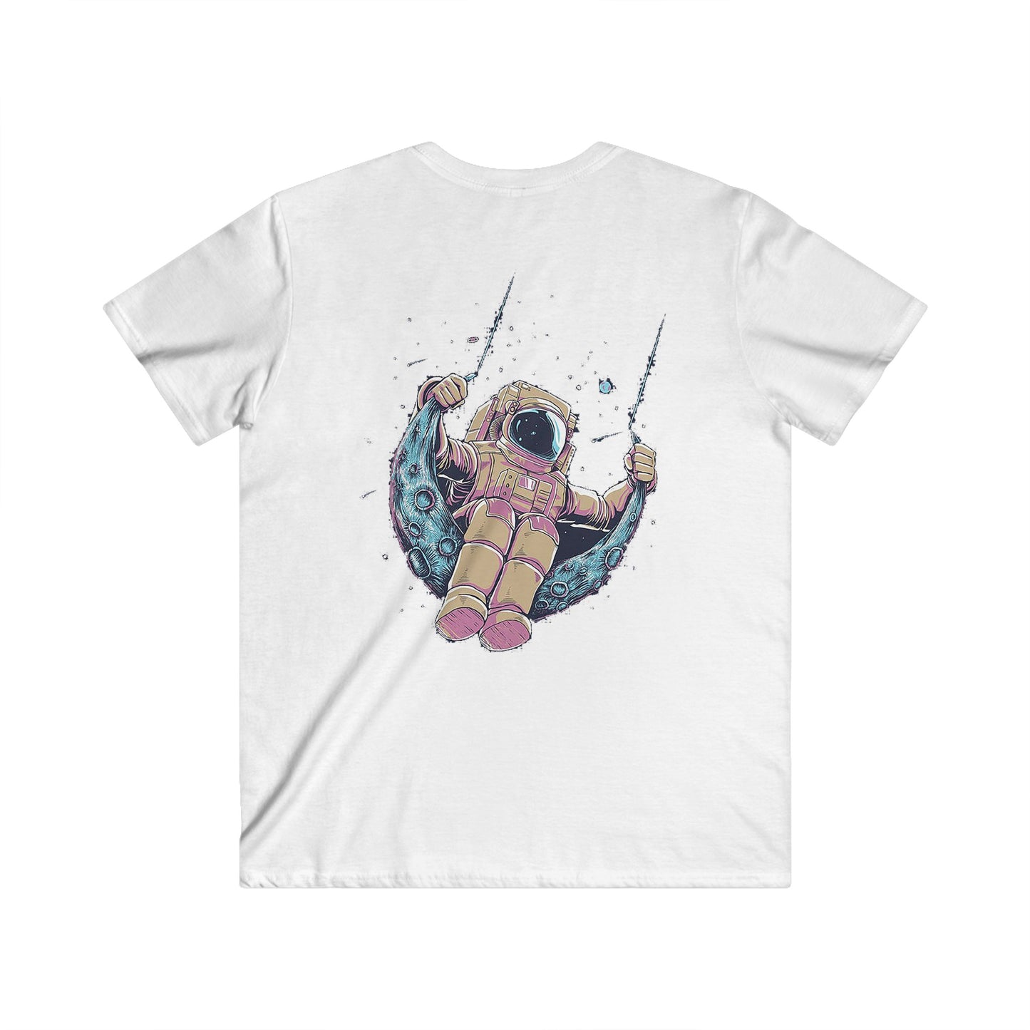 Custom Fitted V-Neck Short Sleeve Tee