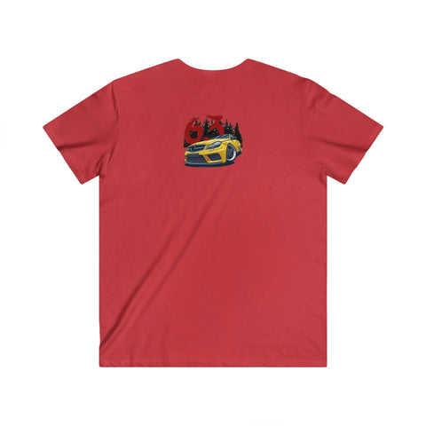 Mercedes Fitted V-Neck Short Sleeve Tee