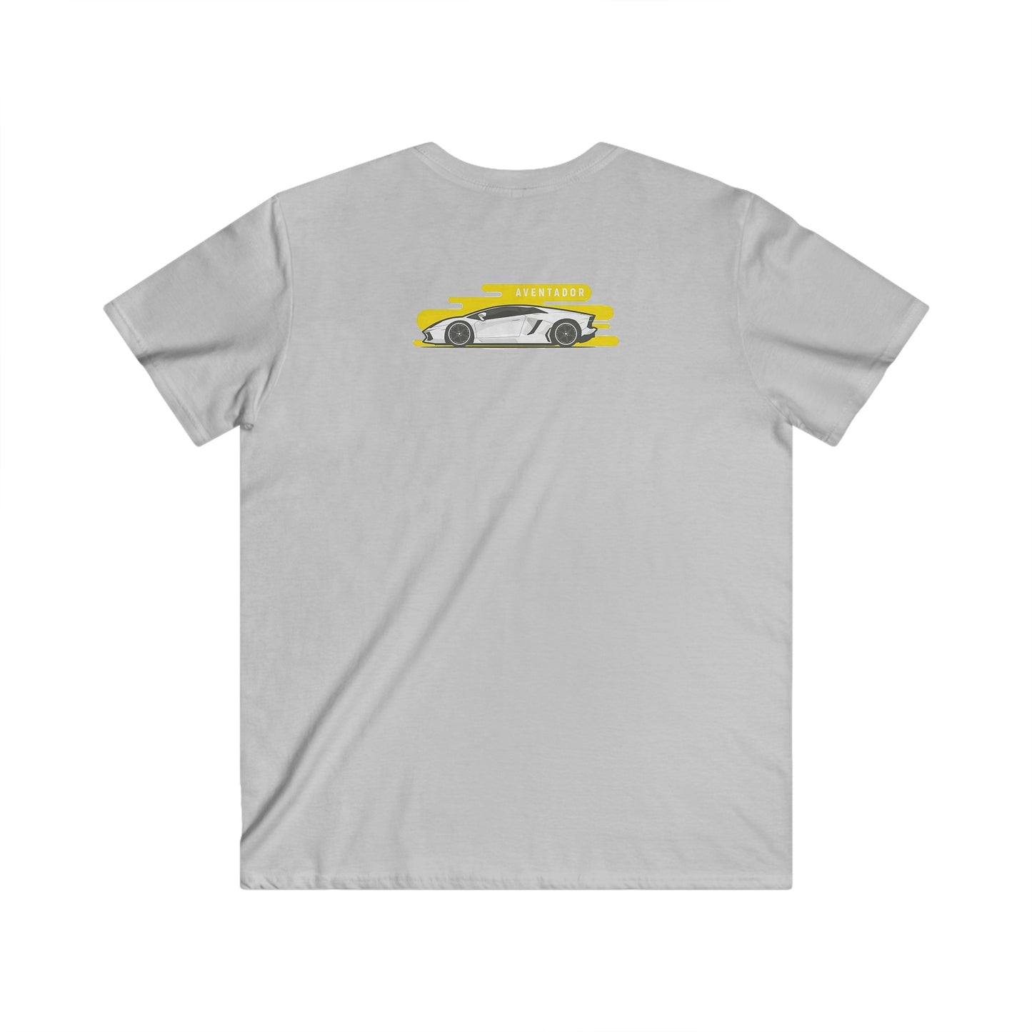 Lambo Fitted V-Neck Short Sleeve Tee
