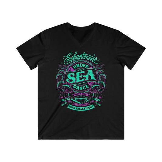 Custom Fitted V-Neck Short Sleeve Tee