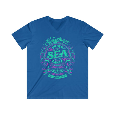 Custom Fitted V-Neck Short Sleeve Tee