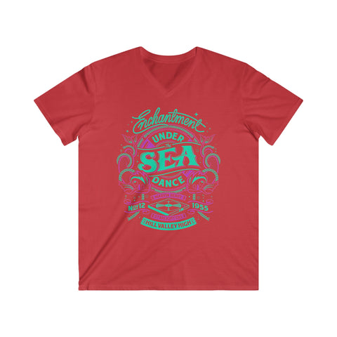 Custom Fitted V-Neck Short Sleeve Tee