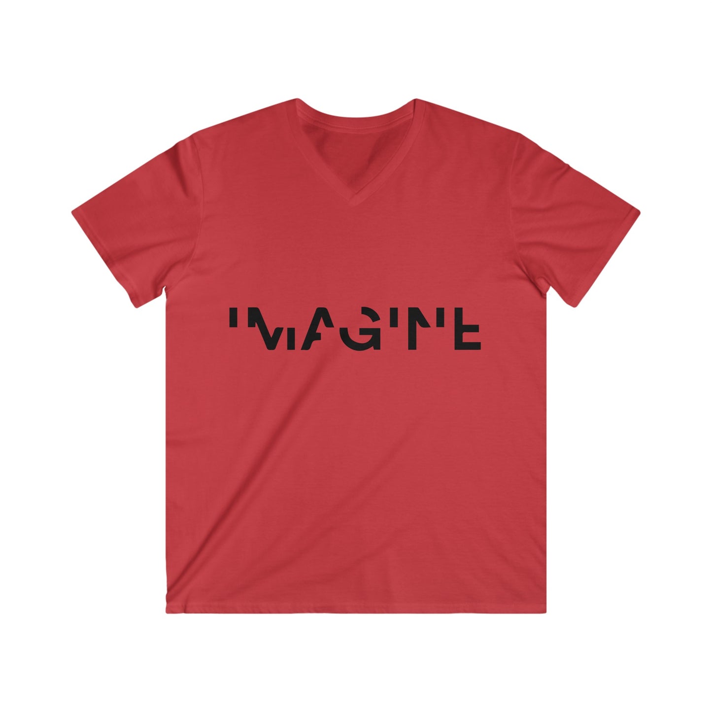 Custom Fitted V-Neck Short Sleeve Tee