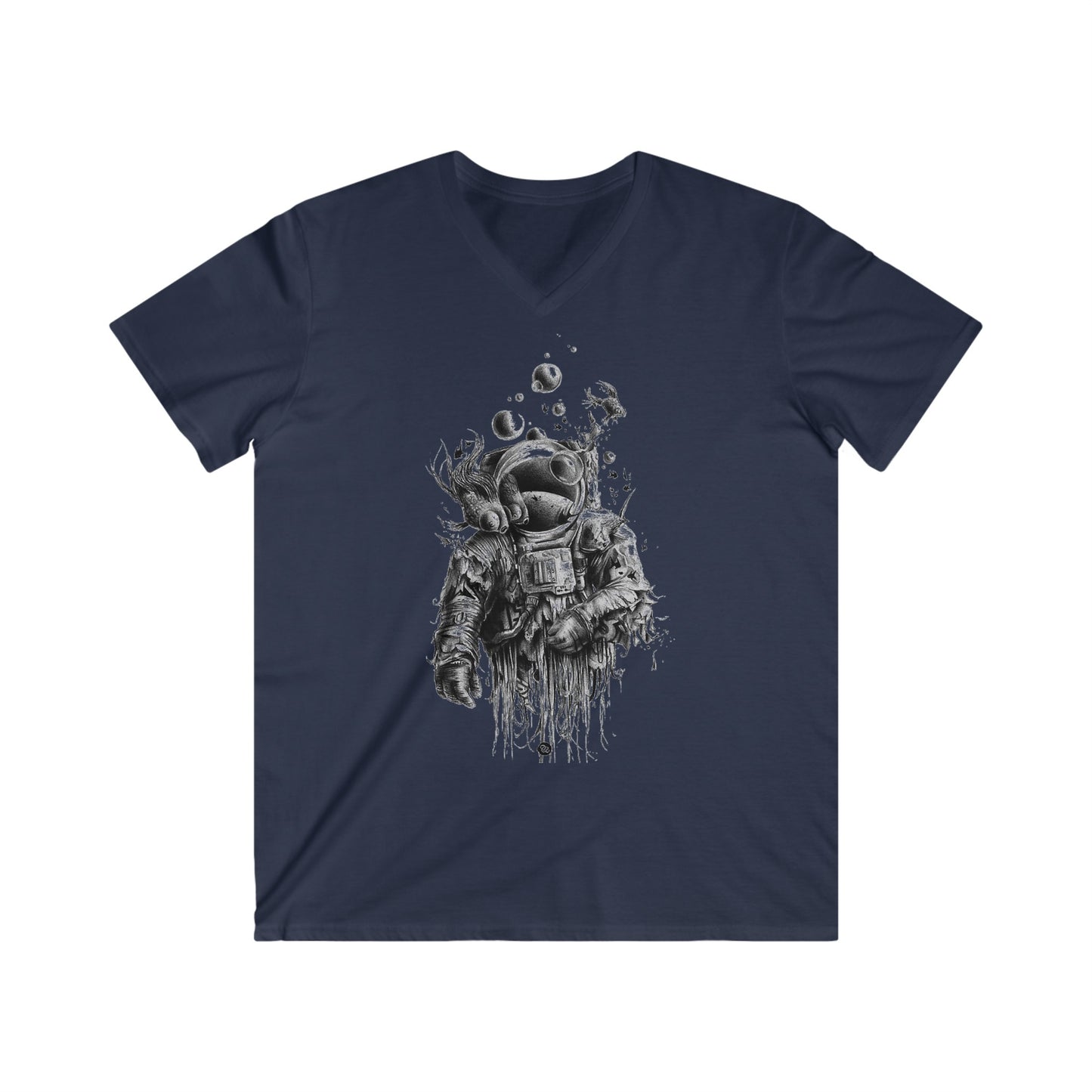 Custom Fitted V-Neck Short Sleeve Tee