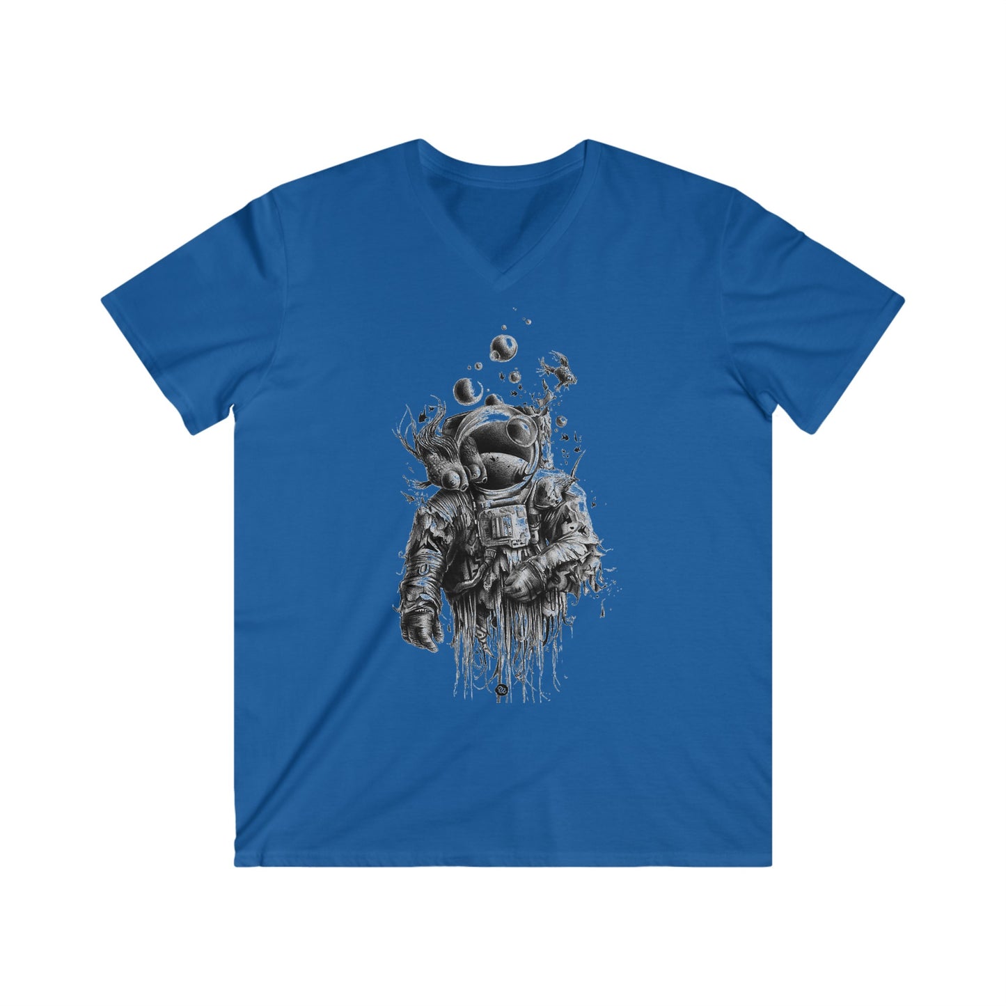 Custom Fitted V-Neck Short Sleeve Tee