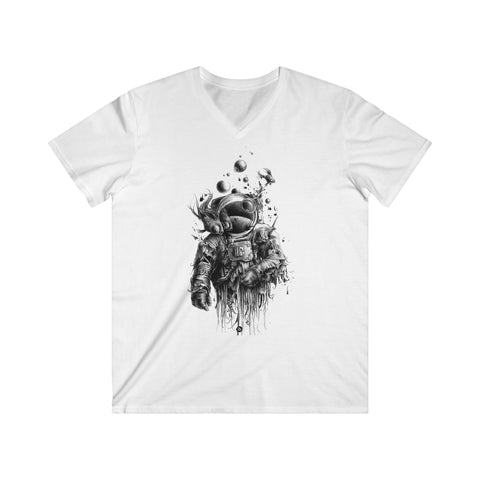 Custom Fitted V-Neck Short Sleeve Tee