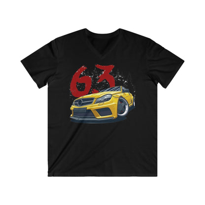 Mercedes Fitted V-Neck Short Sleeve Tee