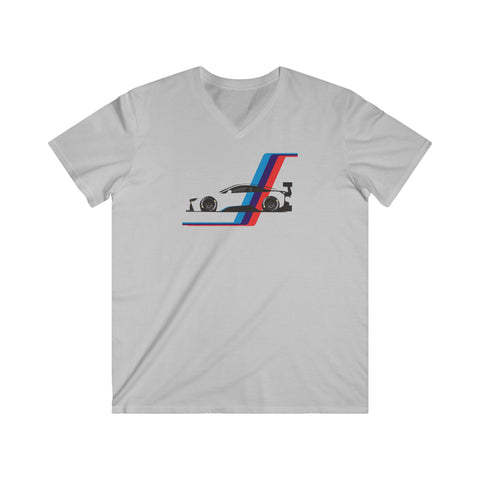Fitted V-Neck Short Sleeve Tee