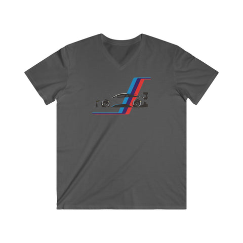 Fitted V-Neck Short Sleeve Tee
