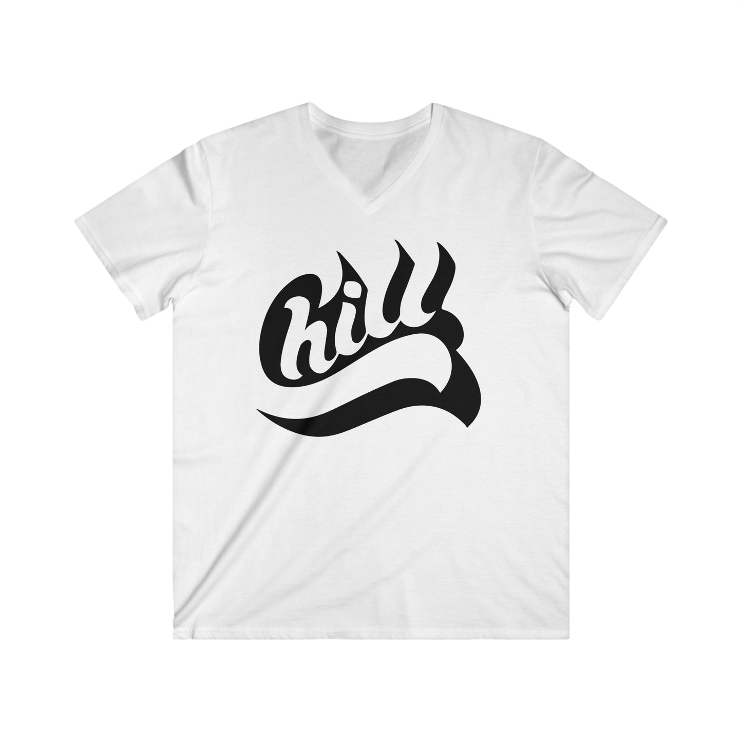 Custom Fitted V-Neck Short Sleeve Tee