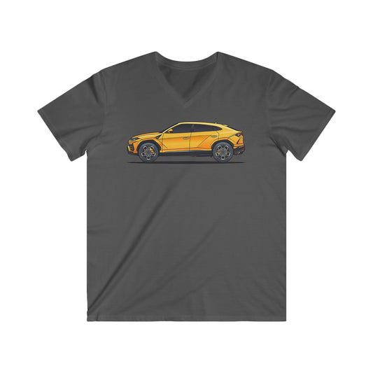 Lambo Fitted V-Neck Short Sleeve Tee