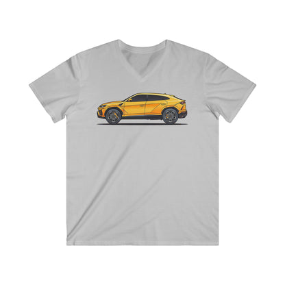 Lambo Fitted V-Neck Short Sleeve Tee