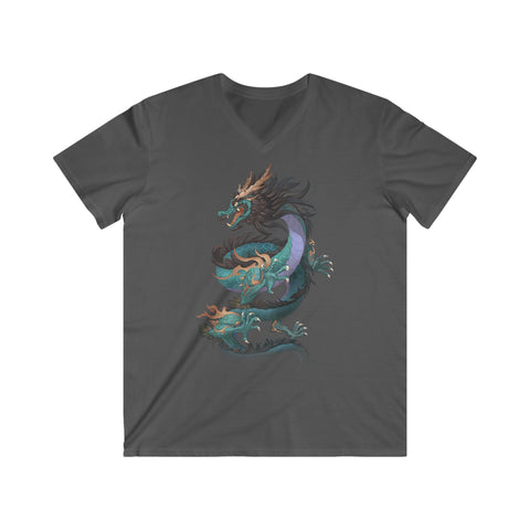 Custom Fitted V-Neck Short Sleeve Tee